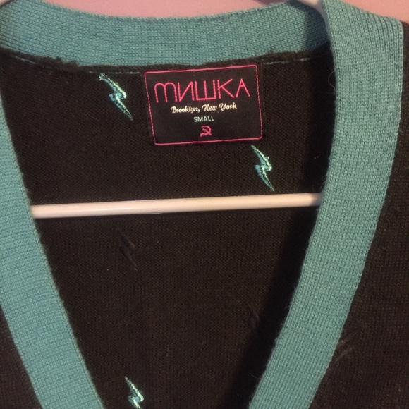 Mishka Wool Lightning Bolt Cardigan - Picture 6 of 6